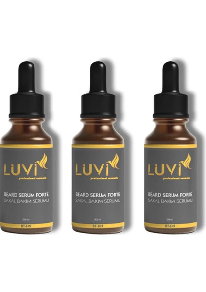 Saç ve Sakal Bakım Serum 3lü Set (50ml+50ml+50ml)