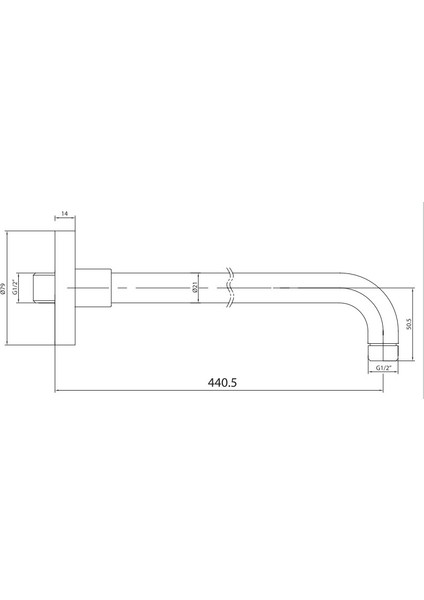 Eca Duvardan Duş Başlığı Borusu Altın Renkli 102826798 fiyatları