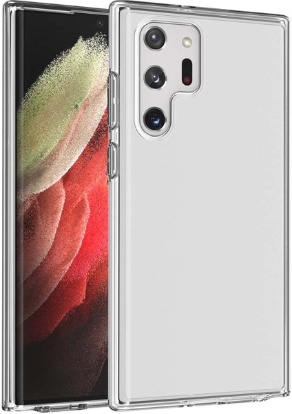 Tpu+Pc Hybrid Telefon Kılıfı 3.0mm Kalınlaştırılmış Damla Dirençli Şeffaf Telefon Koruyucusu Samsung Galaxy S22 Ultra 5g-Transparent (Yurt Dışından)