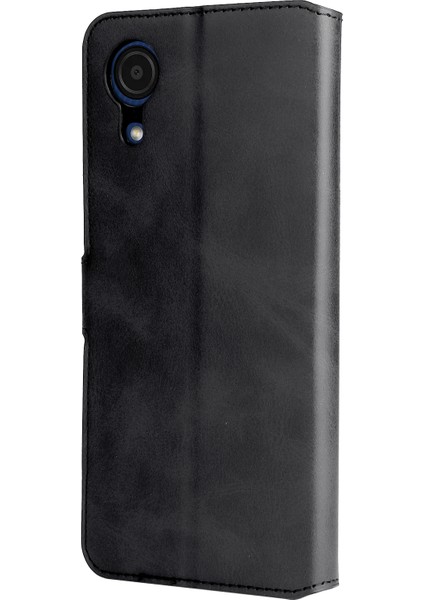 Samsung Galaxy A03 Çekirdek-Black Için Şok Geçirmez Cüzdan Stand Pu Deri Kabuk Manyetik Tokalı Telefon Kılıfı (Yurt Dışından)