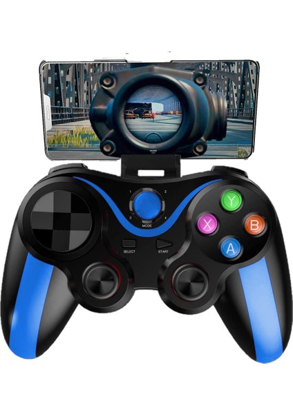 Kablosuz Oyun Joystick Denetleyicisi, Kablosuz Gamepad, Oyun Kontrolü Android Ios Için Taşınabilir Oyun Joystick Kolu, Ps3 Pc Akıllı Telefon Bluetooth Gamepad Joystick (Yurt Dışından)