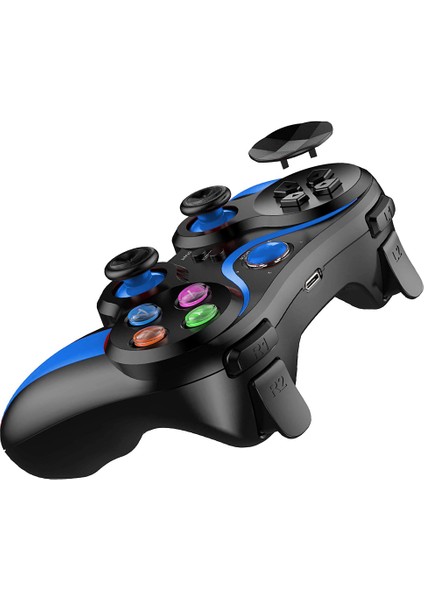 Kablosuz Oyun Joystick Denetleyicisi, Kablosuz Gamepad, Oyun Kontrolü Android Ios Için Taşınabilir Oyun Joystick Kolu, Ps3 Pc Akıllı Telefon Bluetooth Gamepad Joystick (Yurt Dışından)