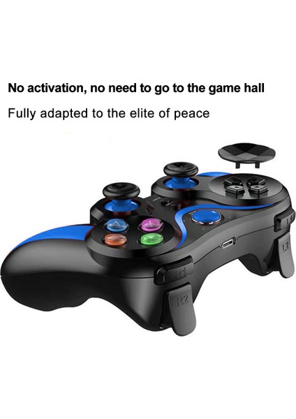 Kablosuz Oyun Joystick Denetleyicisi, Kablosuz Gamepad, Oyun Kontrolü Android Ios Için Taşınabilir Oyun Joystick Kolu, Ps3 Pc Akıllı Telefon Bluetooth Gamepad Joystick (Yurt Dışından)