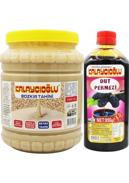 Bozkır Beyaz Tahin 1900 gr - Dut Pekmezi 950 gr