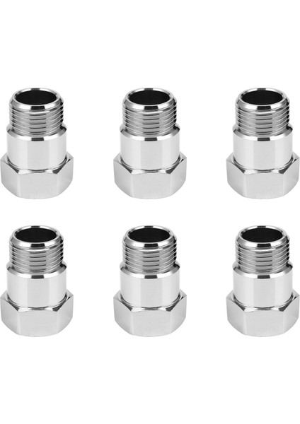6x Evrensel O2 Oksijen Sensörü Kısıtlayıcı Bağlantısı, Ayarlanabilir Gaz Akışı Ek Parçaları Cel Fix Bung x 1,5 (Yurt Dışından)