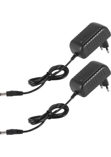 2x Ac 100-240V A Dc 9V 2A Adaptör Dönüştürücü Güç Kaynağı Şarj Cihazı (Ab Fişi) (Yurt Dışından)
