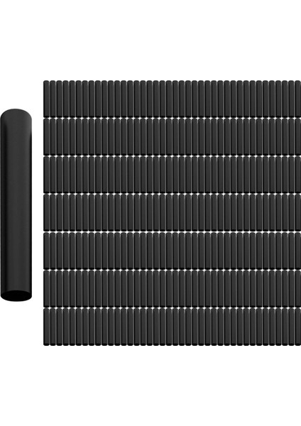 Tel Sarma Kolu 2mm Çap 30MM Uzun Isıyla Daralan Boru 280 Adet Siyah (Yurt Dışından)
