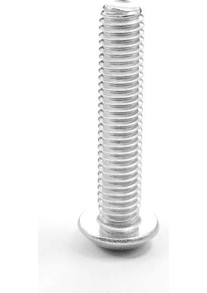 25 Adet M8-1.25X 25MM Düğme Başlı Soket Kapak Cıvataları Vidalar, 304 Paslanmaz Çelik 18-8 Tam Makine Dişli, Parlak Kaplama (Yurt Dışından)