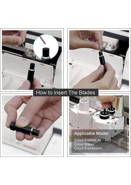 Cricut Için 100 Adet Kesme Bıçakları Hava/hava 2/maker Expression Ince Nokta Bıçakları Cricut Makineleri Için Oluşur (Yurt Dışından) fırsatları