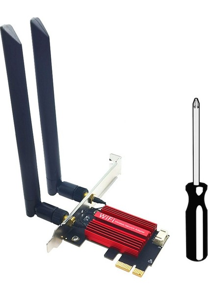 Wifi 7 BE200 Pro Pcie Kablosuz Ağ Adaptörü Bt5.4 Tri Band 2.4g/5g/6 Ghz Kablosuz BE200 Wifi Kartı WIN11 Linux Için (Yurt Dışından)