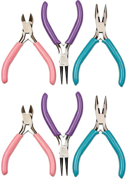 6 Adet Dıy Zanaat ve Takı Aracı Pense Zincir Kargaburun Kesici Pense Yuvarlak Kargaburun Boncuk Takı Yapımı Için (Yurt Dışından) fiyatları