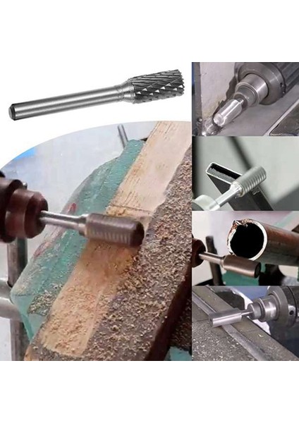 6-10MM 1/4 Inç Aşındırıcı Takım Freze Kesim Karbür Seti Oyma Aracı Kalıp Öğütücü-Şaft Seti (Yurt Dışından) indirimleri