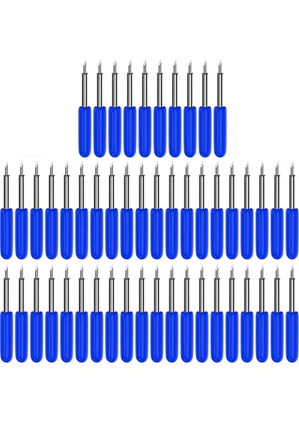 Cricut Explore Air/air 2/air 3/, Cut Blade ile Uyumlu 50PCS Yedek Derin Nokta Bıçakları (Yurt Dışından)