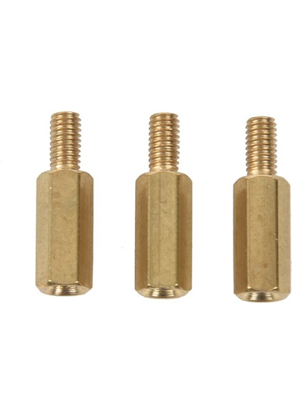 250 Adet M3 Erkek x M3 Dişi 11MM Uzunluk Pirinç Vida Konu Pcb Stand-Off Paspayı (Yurt Dışından)