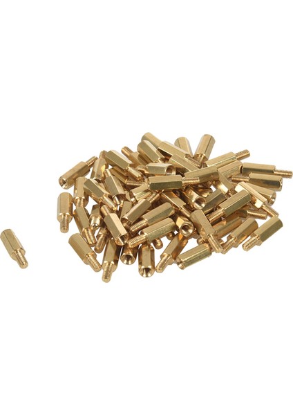 250 Adet M3 Erkek x M3 Dişi 11MM Uzunluk Pirinç Vida Konu Pcb Stand-Off Paspayı (Yurt Dışından)