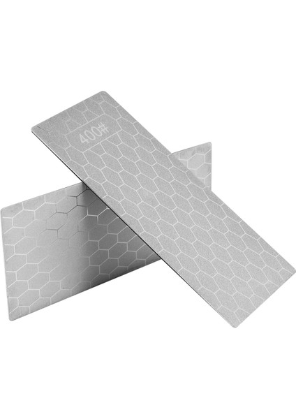 2 Adet Elmas Bileme Taşı, Whetstone Petek Yüzey Elmas Kalemtıraş Plakası Kaymaz Taban (400/1000 Grit) (Yurt Dışından)