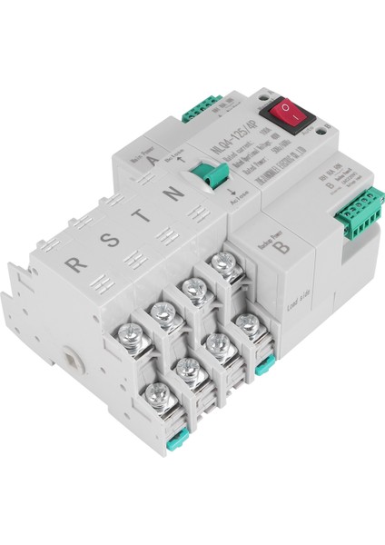 Mcb Tipi Çift Güç Otomatik Transfer Anahtarı 4p 100A Ats Devre Kesici Elektrik Anahtarı (Yurt Dışından)