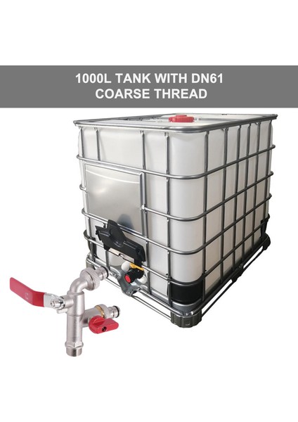 1000 Litre Ibc Adaptörü Bahçe Su Deposu Konektörü Yağmur Suyu Tankı Adaptörü Ev Bahçe Su Konnektörleri (Yurt Dışından)