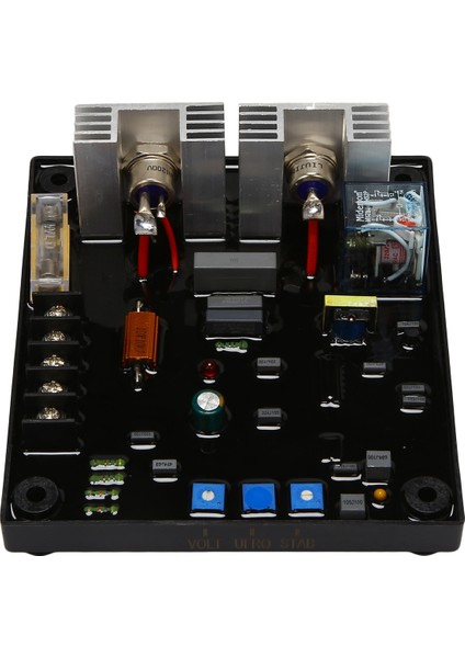Evrensel POW50A Avr 30A Otomatik Voltaj Regülatörü Fırça ve Fırçasız Jeneratör Sabitleyici Kontrol Ayarlayıcı Modülü Parçaları (Yurt Dışından)