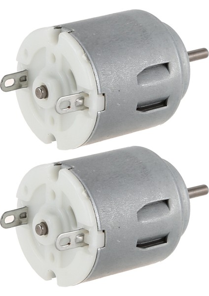Akıllı Arabalar Için 2x 6-12V 3000 Rpm Silindirik Dc Şaft Motoru (Yurt Dışından)