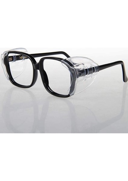 Güvenlik Gözlükleri Için Şeffaf Tarafta 3 Çift Güvenlik Gözlükleri Yan Kayma Küçük ve Orta Boy Gözlüklere Uyuyor (Yurt Dışından) modelleri