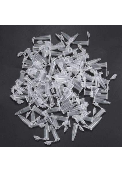 2000PCS 1.5ml Lab Mini Plastik Test Tüpü Santrifüj Flakon Geçmeli Kapak 42X11MM Şeffaf (Yurt Dışından)