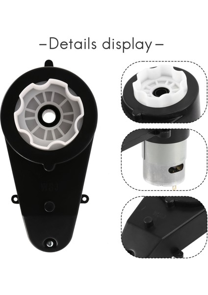 2 Adet 550 Evrensel Çocuk Elektrikli Otomobil Şanzıman Motorlu 12V 23000RPM Motor Dişli Kutusu ile Çocuklar Arabaya Binmek Bebek (Yurt Dışından) indirimleri