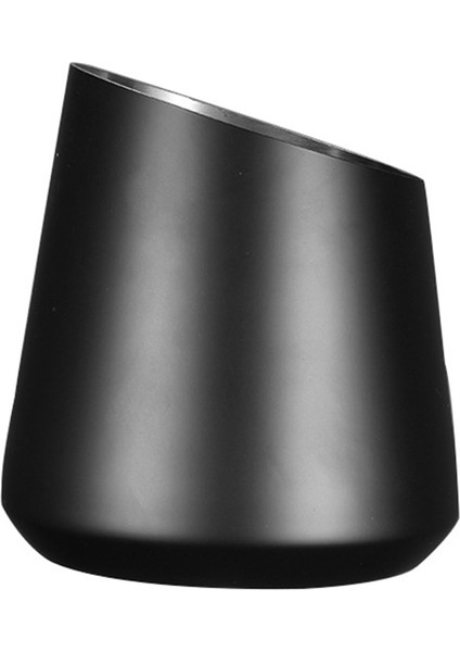 Paslanmaz Çelik Buz Kovası Şampanya Kovası Bar Ktv Buz Kovası Ev Bira Kovası Dekoratif Süsler, Siyah (Yurt Dışından)