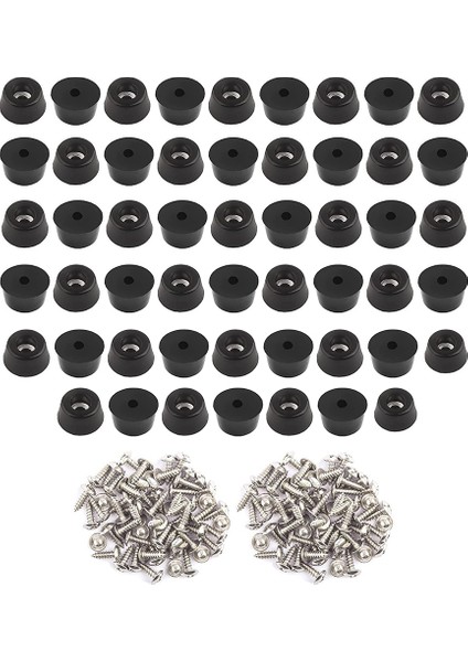 52PCS Kesme Tahtası Için Lastik Ayaklar (0.31X0.59INCH) Sandalyeler ve Diğer Mobilyalar Için Çizilmez Kauçuk Kesme Tahtası Ayakları (Yurt Dışından)