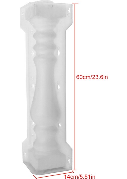 60X14 cm Roma Sütun Kalıp Balkon Bahçe Havuz Çiti Çimento Korkuluk Sıva Beton Kalıp Sütun Kalıp Korkuluk Yapı (Yurt Dışından) modelleri