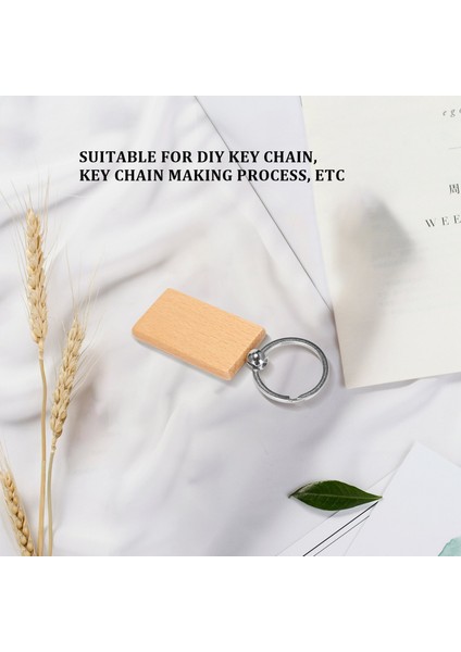 12 Adet Boş Ahşap Anahtarlık Dikdörtgen Anahtarlık Etiketleri Ahşap Anahtarlıklar Anahtarlık Dıy Craft Için (Yurt Dışından) modelleri