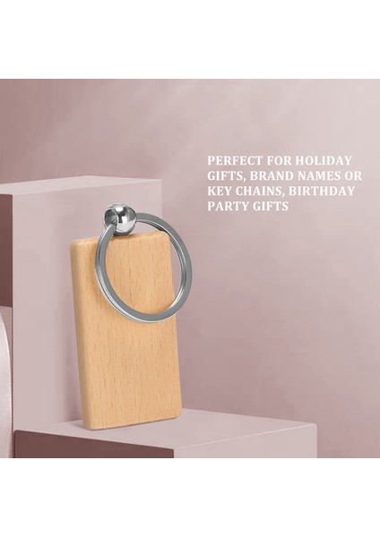 12 Adet Boş Ahşap Anahtarlık Dikdörtgen Anahtarlık Etiketleri Ahşap Anahtarlıklar Anahtarlık Dıy Craft Için (Yurt Dışından) indirimleri