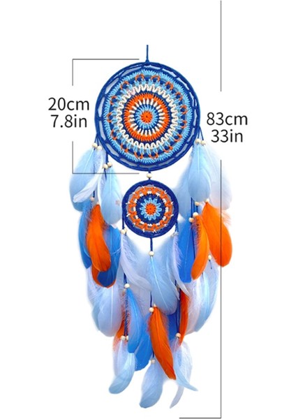 Renkli Tüyler Dream Catchers El Yapımı Dream Catcher Yatak Odası Için Dream Catcher Duvar Asılı Dekor Hediyeler (Yurt Dışından) fiyatları