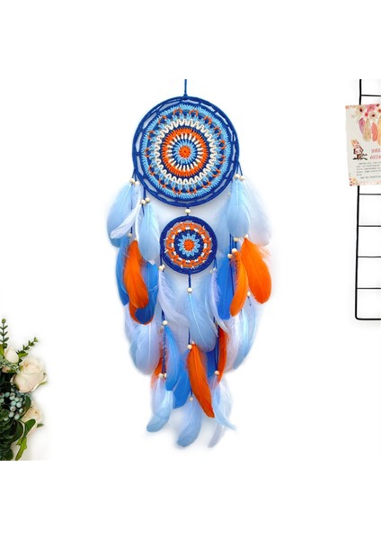Renkli Tüyler Dream Catchers El Yapımı Dream Catcher Yatak Odası Için Dream Catcher Duvar Asılı Dekor Hediyeler (Yurt Dışından) modelleri