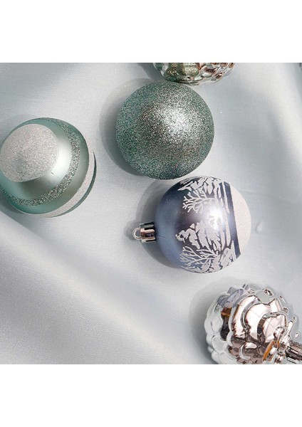 30 Adet Noel Ağacı Topu Süsler Set Kırılmaz Dekor Topları Tatil Partisi Için Zarif Asılı Baubles Set - Pembe (Yurt Dışından) fırsatları