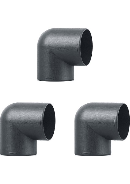 3 Adet 75MM Araba Havalı Isıtıcı Kanal Boru Hava Firar Çıkışı L Şekli Dirsek Bükme Borusu Egzoz Konektörü Webasto Eberspaecher (Yurt Dışından)