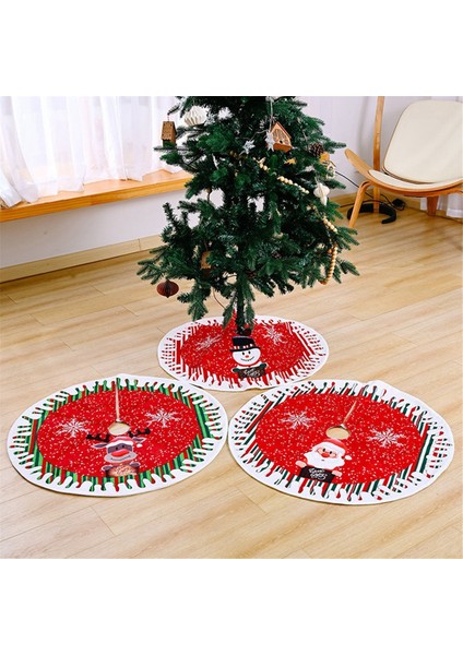 Noel Ağacı Etek Noel Baba Noel Ağacı Tabanı Wrap Tatil Ağacı Süsleri Zemin Mat Parti Kapalı Açık Parti Için C (Yurt Dışından) modelleri