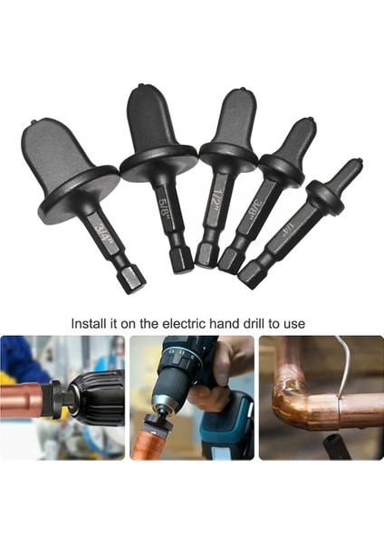 17 Adet Imperial Tüp Genişletici Elektrikli Matkap Ucu Ağız Açma Araçları Klima Bakır Boru Hex Elektrikli Matkap Ucu (Yurt Dışından) fırsatları