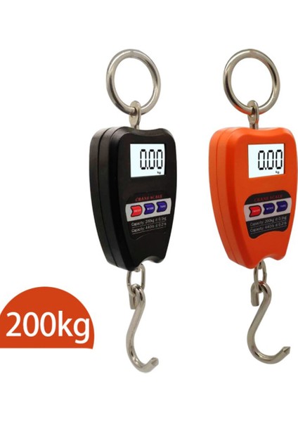Mini Vinç Kantarı Tartı Dijital Endüstriyel Asılı Kantar 200KG/441LB Ağır Asılı Kanca Terazi Turuncu (Yurt Dışından) fiyatları