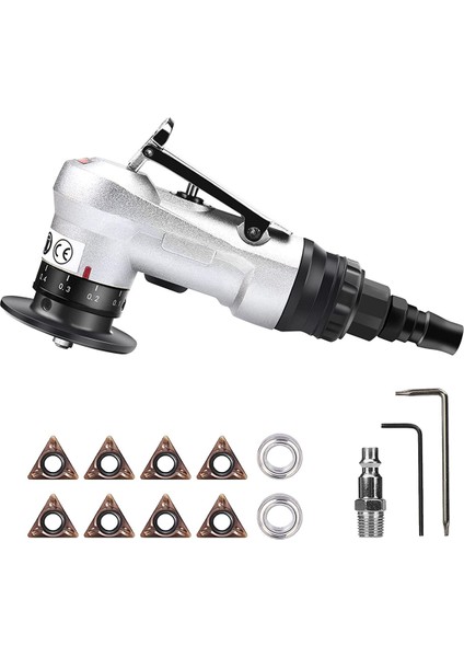 Bıçak Uçlarını ve Rulmanları Değiştiren Mini Pnömatik Pah Kırma Aleti, 45 Derece Hava Pah Çapak Alma Aleti (Yurt Dışından)