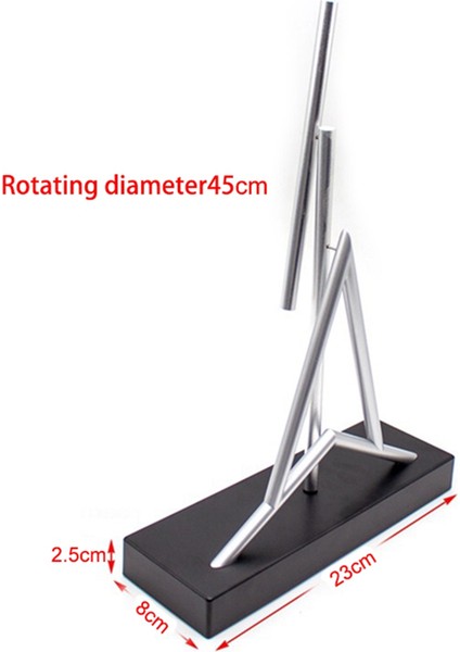 Sallanan Çubuklar Kinetik Enerji Heykel Sarkaç Sürekli Hareket Süs Masaüstü Oyuncak Anti-Yerçekimi Kolye Oyuncak (Yurt Dışından)