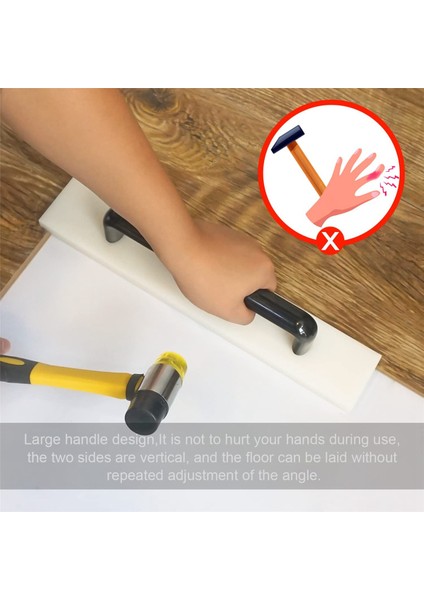 2x Vinil Tahta Döşeme Için Dokunarak Blok Kurulum Döşeme Dokunarak Blok Büyük Saplı Uzatmak Zemin Araçları (200MM) (Yurt Dışından) fiyatları