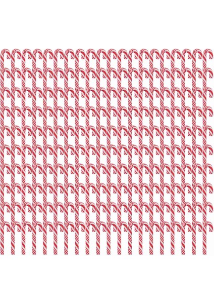 120 Adet Kırmızı ve Beyaz El Yapımı Noel Şeker Kamışı Minyatür Gıda Dollhouse Ev Dekor Kil Şeker Kamışı (Yurt Dışından)