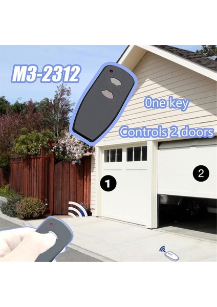 M3-2312 Garaj Uzaktan Kumandası Marantec 315MHZ Uzaktan Kumandayla Uyumlu, 2 Tuşlu Garaj Kapısı Uzaktan Kumandası, (2'li Paket) (Yurt Dışından) fırsatları