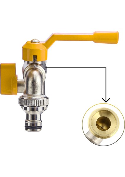 1/2 Bahçe Avlu Dış Mekan Antifriz Musluk Bir-Iki-Out Dış Mekan Çamaşır Makinesi Tümü Bakır Çift Kullanımlı Büyük Akış (Yurt Dışından)