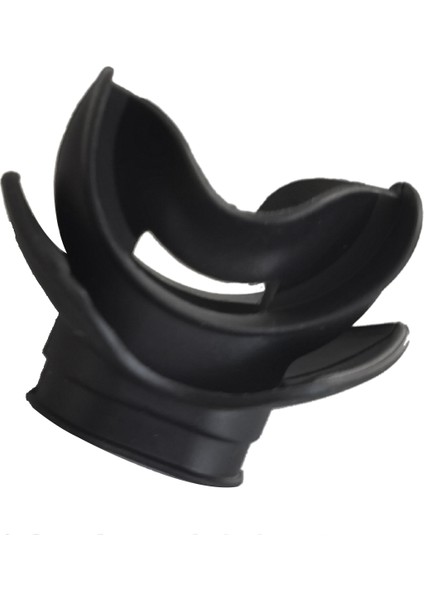 Kalıplanabilir Silikon Dalış Bite Ağızlık Regülatörü Tüplü Bite Dalış Ekipmanları Su Şnorkel Vana Solunum Siyah (Yurt Dışından)