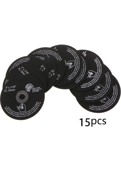 30 Adet 3 Inç 75MM Kesme Tekerleği Reçine Kesme Diski Fiber Daire Testere Bıçakları Metal Kesme Için 75X1.6X10MM (Yurt Dışından)