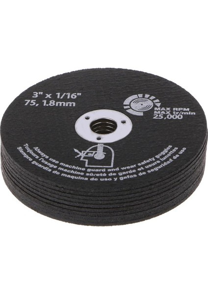 30 Adet 3 Inç 75MM Kesme Tekerleği Reçine Kesme Diski Fiber Daire Testere Bıçakları Metal Kesme Için 75X1.6X10MM (Yurt Dışından)