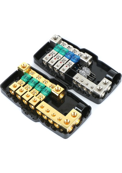 Araç Ses Çok Fonksiyonlu Sigorta Kutusu ile LED Işık Sigorta Tutucu Araba Rv Için Uygun Kamp Araba Çadırı Güç Şant 12 V-24 V (Yurt Dışından)