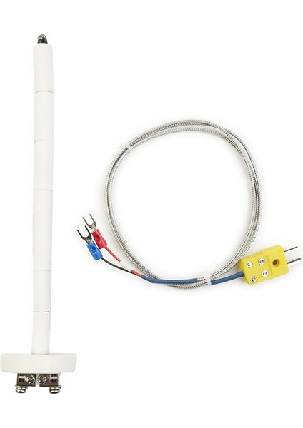 Yüksek Sıcaklık Ölçümü Için Ağır Hizmet Tipi K Termokupl Probu, 3,3 Ft Kablo, -58 Ila 2372°F (-50 Ila 1300°C) Aralığı (Yurt Dışından)